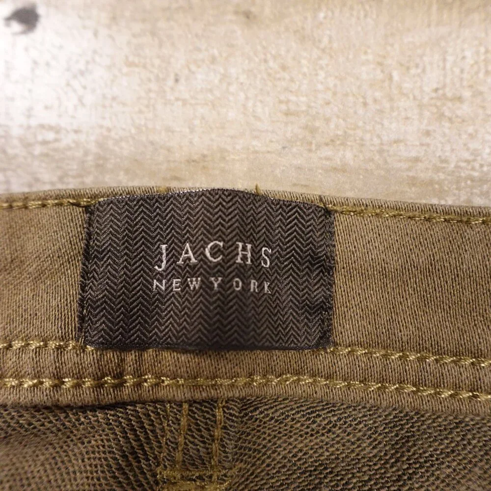 JACHS New York Travel Pants Men’s‎ 34x32 Khaki Stretch Casual Modern Fit Slim